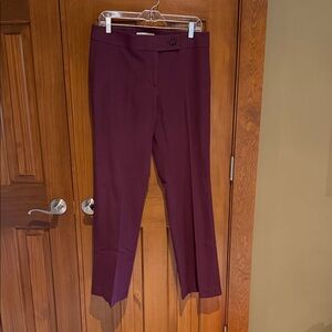 Loft Women's Dress Pants in Eggplant